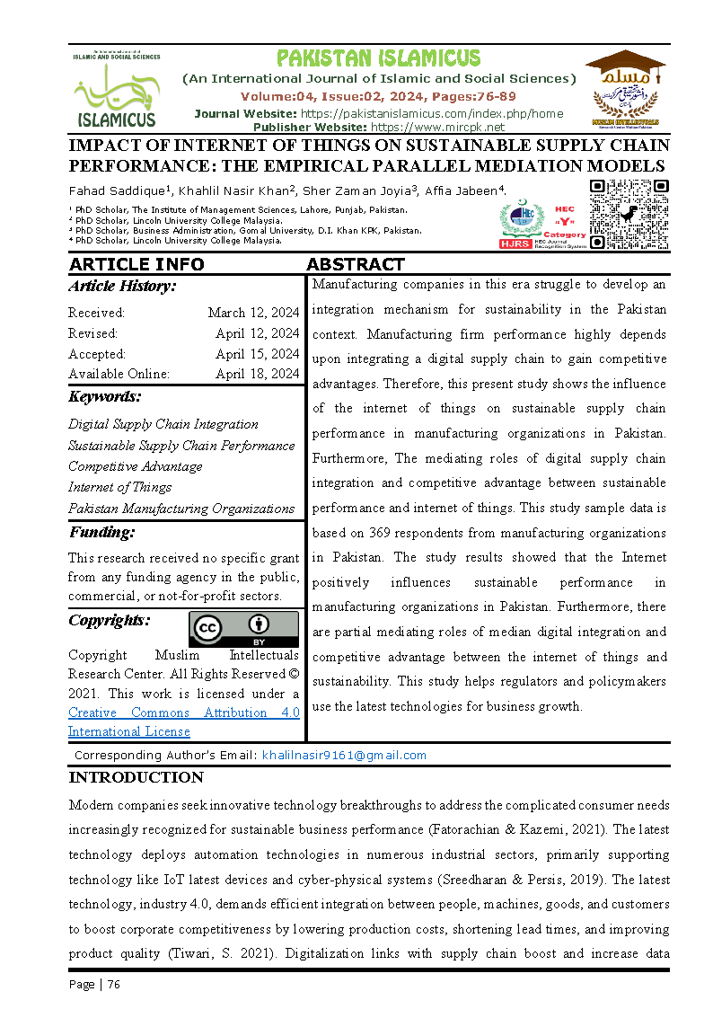 07 Eng Final PAKISTAN ISLAMICUS April June 2024 Vol 04 Issue 02 Citation Page