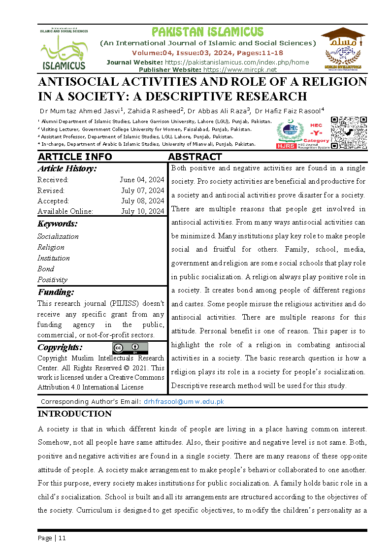 02 Eng Final PAKISTAN ISLAMICUS July September 2024 Vol 04 Issue 03 Citation Page