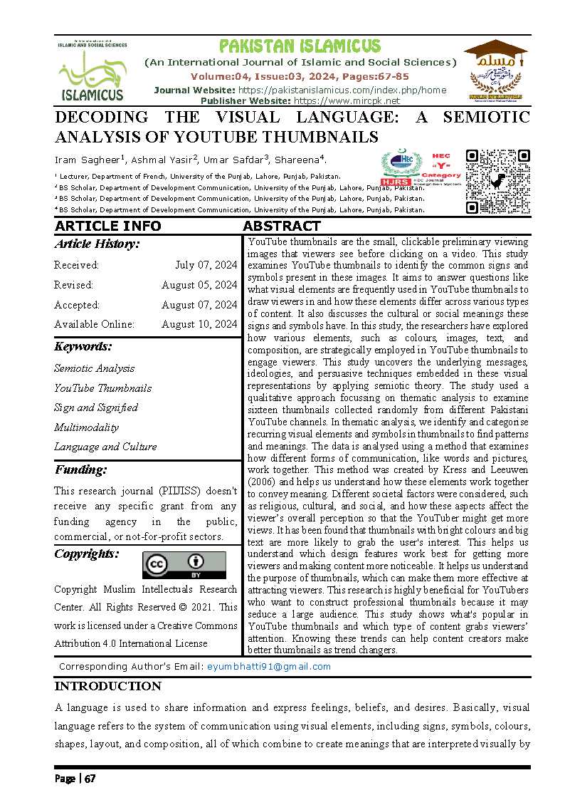 07 Eng Final PAKISTAN ISLAMICUS July September 2024 Vol 04 Issue 03 Citation Page
