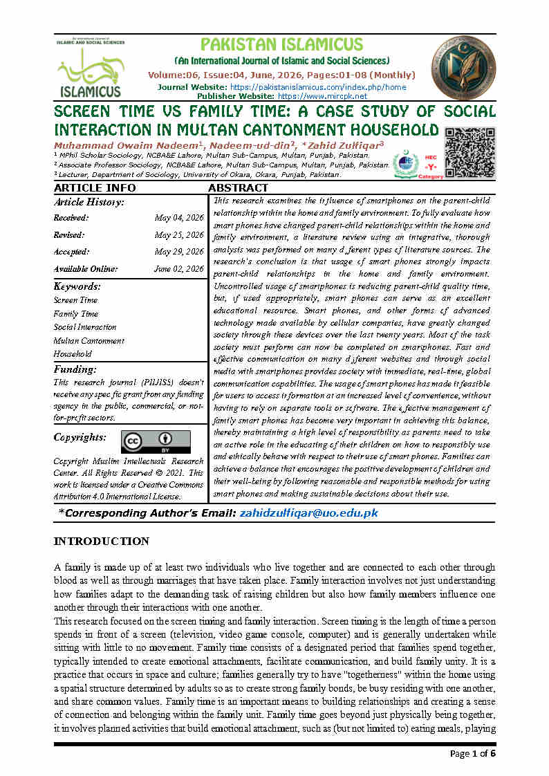 01 English Final Monthly June 2026 Vol 06 Issue 04 PIIJISS Citation Page